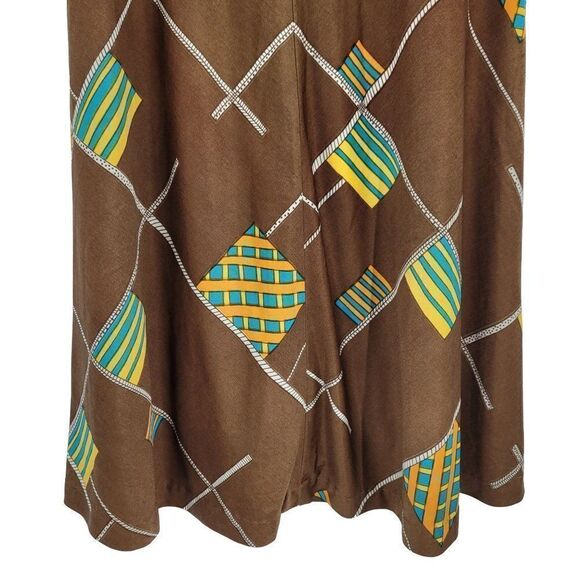 Vtg 70's Girls Skirt Sally Nightmare Before Christmas Holly Hobby Brown Sz 8 - Picture 7 of 10